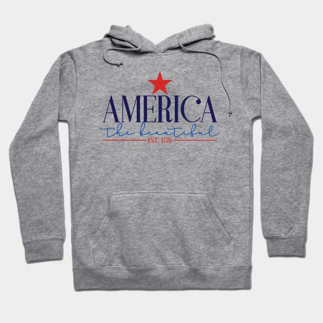 America the beautiful Hoodie by zostore